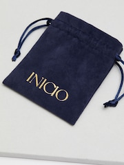 Inicio Sterling Silver Heart Bezel Necklace - Gift Pouch - Image 3 of 3