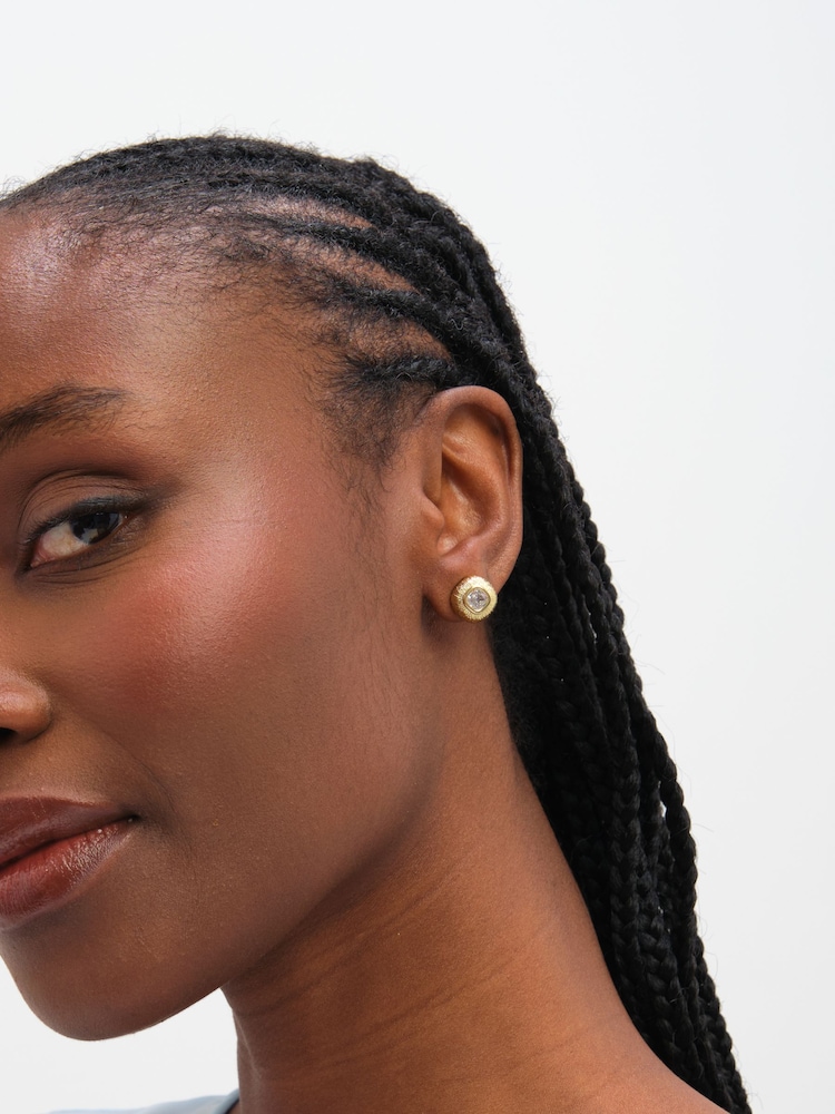 Inicio Silver Tone Large Sleeper Hoops - Gift Pouch - Image 2 of 2