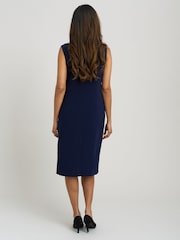 Gina Bacconi Blue Lidiya Printed Dress And Jacket - Image 7 of 8