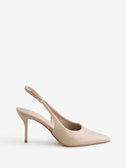 Simmi London Cream Samaya Slingback Court Shoes - Image 3 of 5