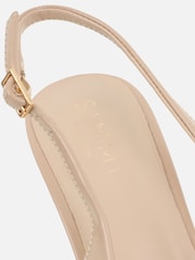 Simmi London Cream Samaya Slingback Court Shoes - Image 5 of 5