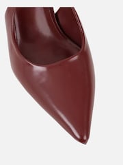 Simmi London Red Samaya Slingback Court Shoes - Image 3 of 3