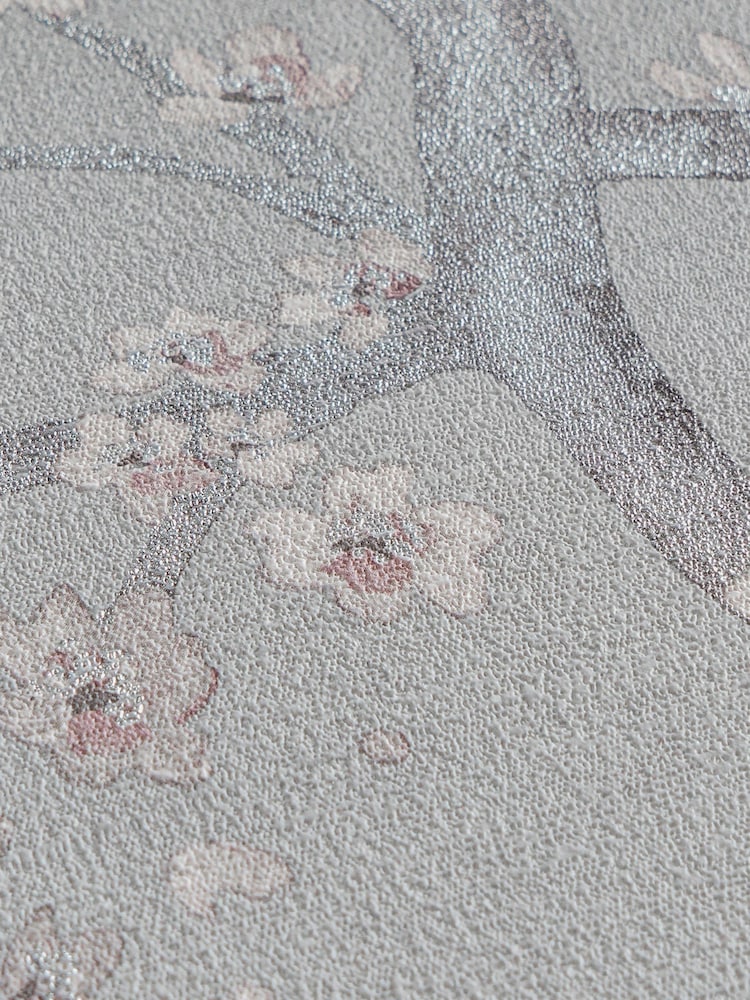 Galerie Wallcoverings Grey Horizon Floral 10.05M Wallpaper - Image 4 of 4