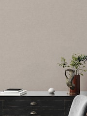 Galerie Wallcoverings Beige Horizon Plain Texture 10.05M Wallpaper - Image 1 of 4