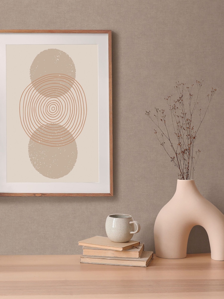 Galerie Wallcoverings Pink Horizon Plain Texture 10.05M Wallpaper - Image 1 of 4