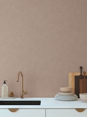 Galerie Wallcoverings Pink Horizon Plain Texture 10.05M Wallpaper - Image 3 of 4