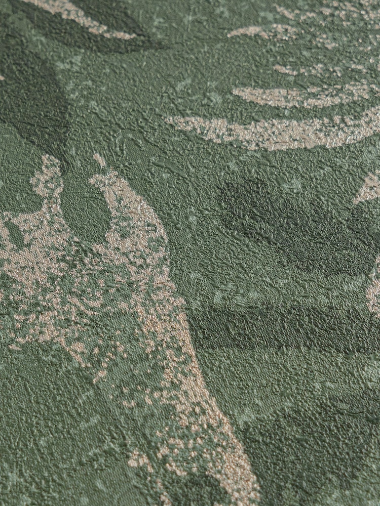 Galerie Wallcoverings Green Horizon Tree Leaf 10.05M Wallpaper - Image 5 of 5