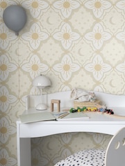 Galerie Wallcoverings Yellow Resan Star 10.05M Wallpaper - Image 1 of 2