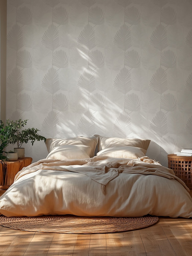 Galerie Wallcoverings Grey Horizon Tree Leaf 10.05M Wallpaper - Image 1 of 5