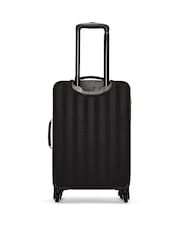 Victoria's Secret Black Stripe Carry On Rolling Suitcase - Image 2 of 3