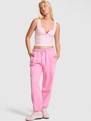 Victoria's Secret PINK Pink Lollipop Disco Cuffed Fleece Joggers - Image 2 of 3