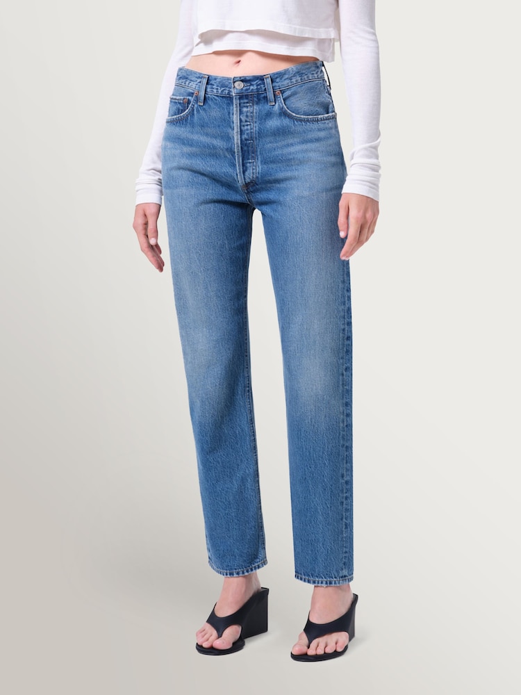 AGOLDE Circulate 90s Pinch Waist High Rise Straight Jeans - Image 1 of 10
