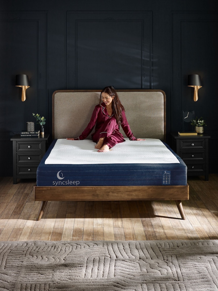 syncsleep Serenity 2500 Pocket Gel Navy Blue Mattress - Image 2 of 11