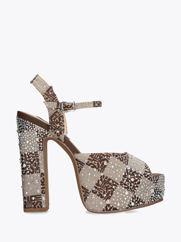 Steve Madden Brown Tandem Sandals - Image 1 of 4