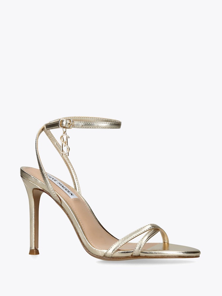 Steve Madden Gold Juniper Sandals - Image 4 of 4 Steve Madden Gold Juniper Sandals - Image 4 of 4