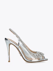 Steve Madden Silver Extension Sandals - Image 1 of 4