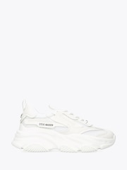Steve Madden White POSSESSION-E Trainers - Image 1 of 3