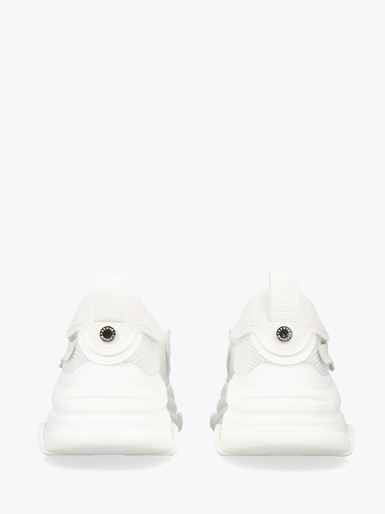 Steve Madden White POSSESSION-E Trainers - Image 3 of 3