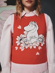 Cath Kidston Red Moomin Knitted Tank Top - Image 3 of 4
