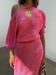 Never Fully Dressed Pink Soleil Tilly Dress - Image 3 of 5