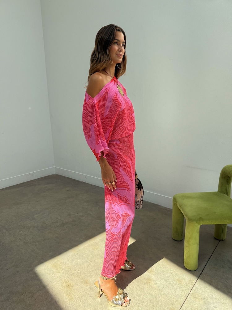 Never Fully Dressed Pink Petite Soleil Tilly Dress - Image 5 of 5