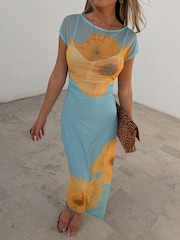 Robe Never Fully Dressed Poppy Mesh Luna - Image 4 sur 4