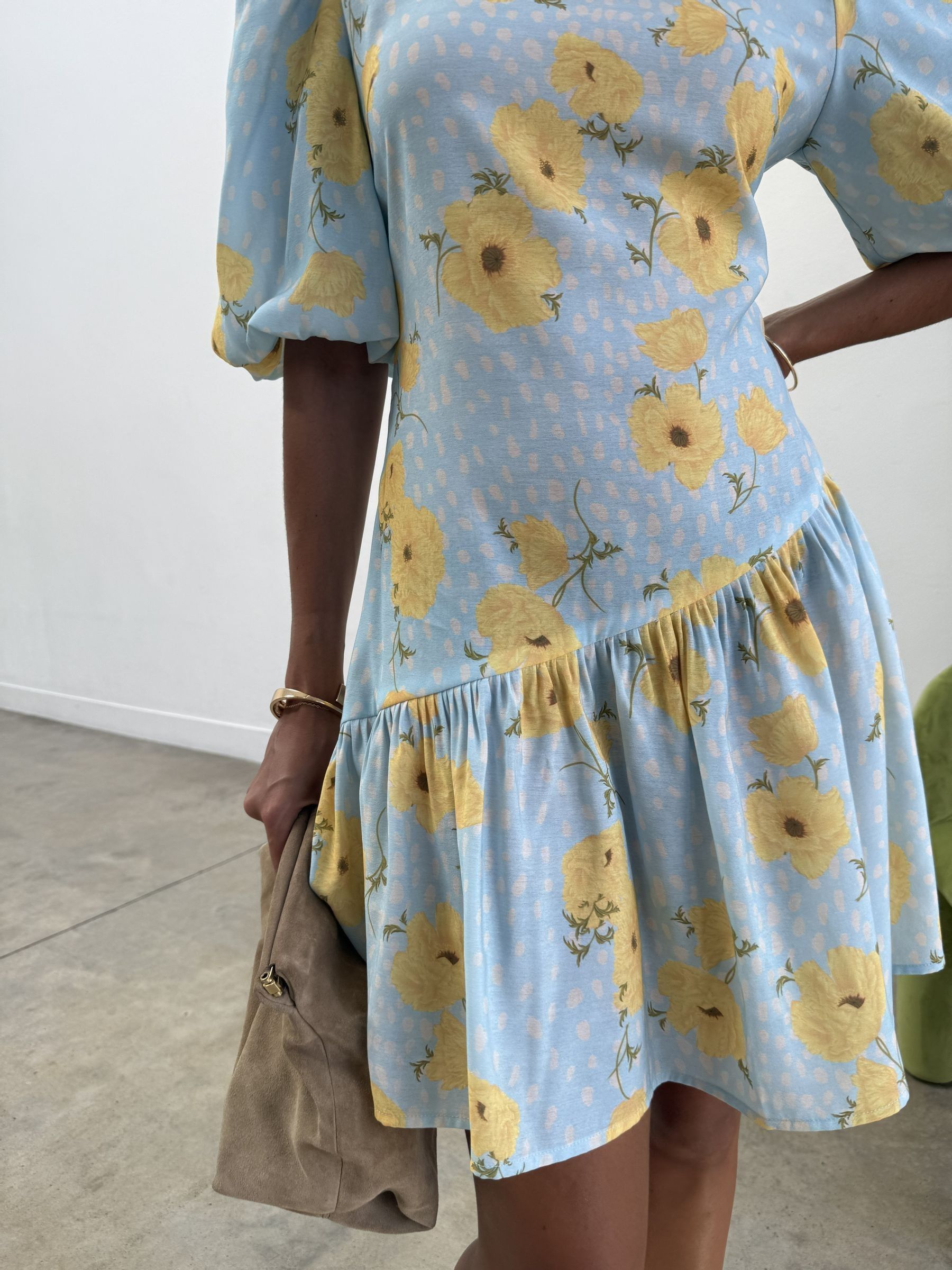 Buy Never Fully Dressed Blue Poppy Mini Nova Dress from Next USA
