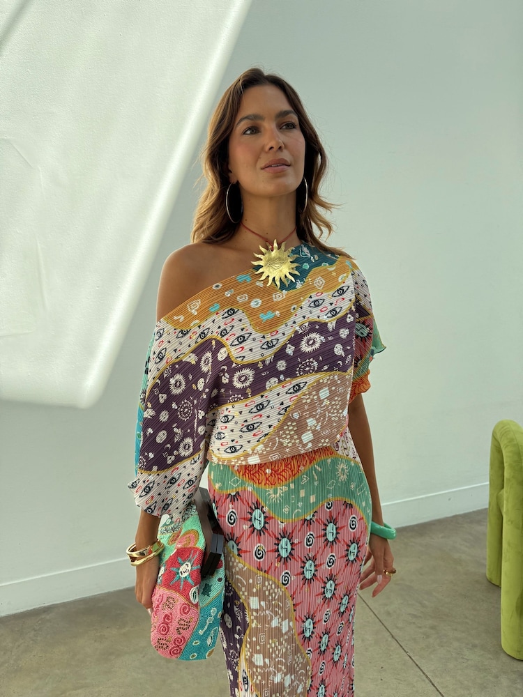 Never Fully Dressed Cream Morocco Petite Tilly Dress - Image 2 of 4