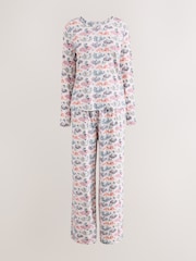 Cath Kidston Pink Moomins Pointelle Twosie Pyjamas - Image 1 of 5