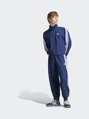 Blå - adidas 3-Stripes Vevd Joggedress - Bilde 3 av 8