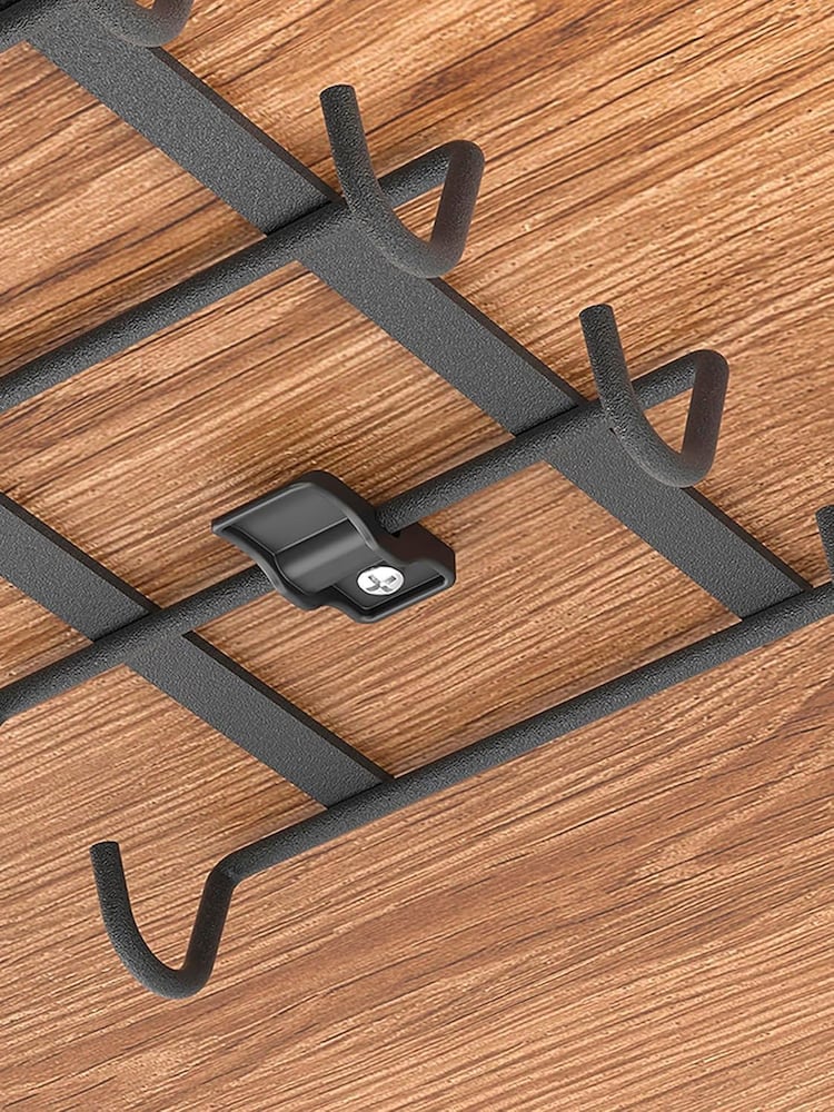 metaltex Grey My-Mug Lava Mug Rack & Kitchen Roll Holder Set - Image 5 of 5 metaltex Grey My-Mug Lava Mug Rack & Kitchen Roll Holder Set - Image 5 of 5