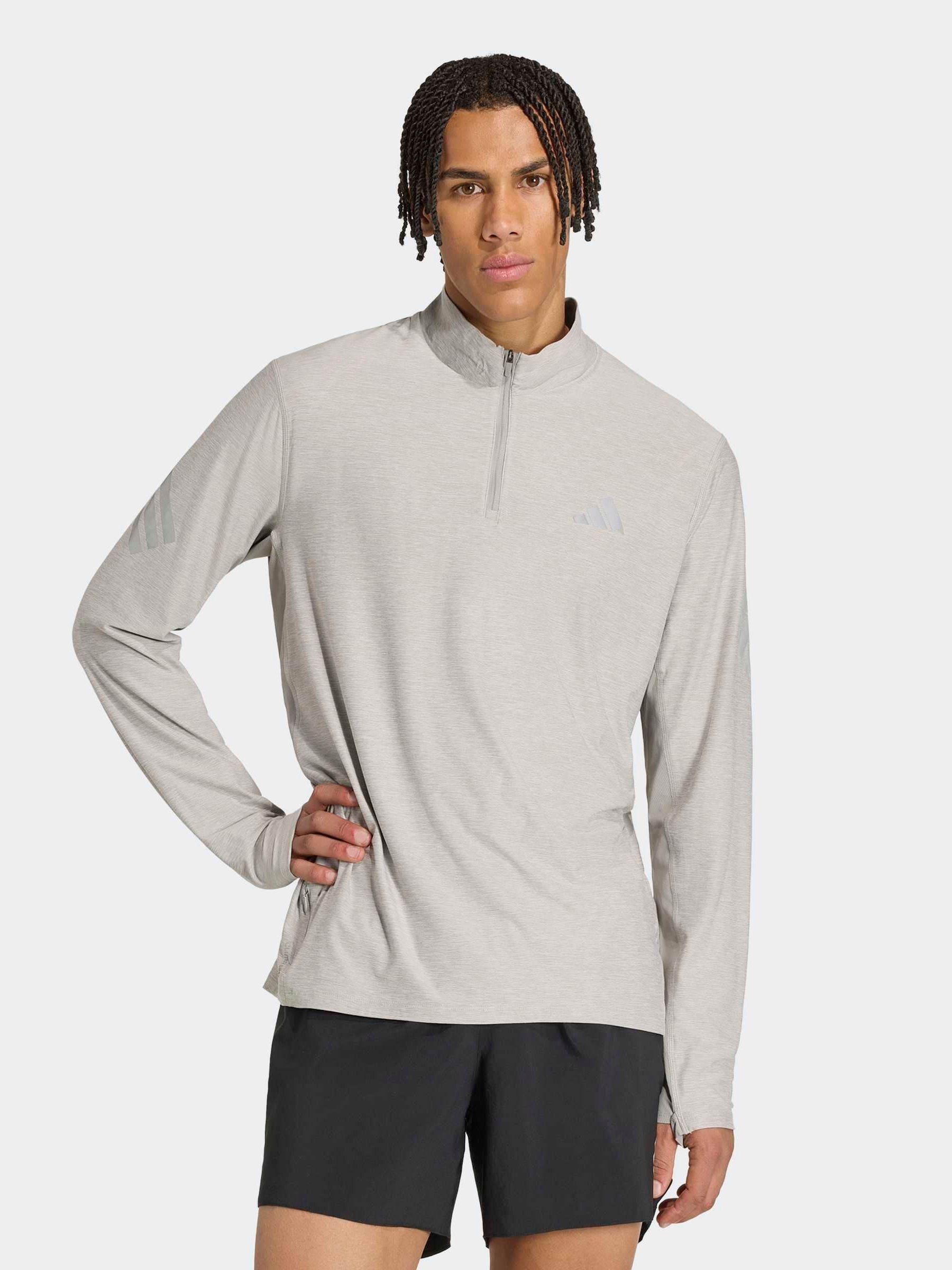 Comprar Cinza - adidas Adi365 Running Iconic Half Zip Sweat top