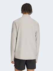 Grå - adidas Adi365 Running Iconic Half Zip Genser - Bilde 2 av 7