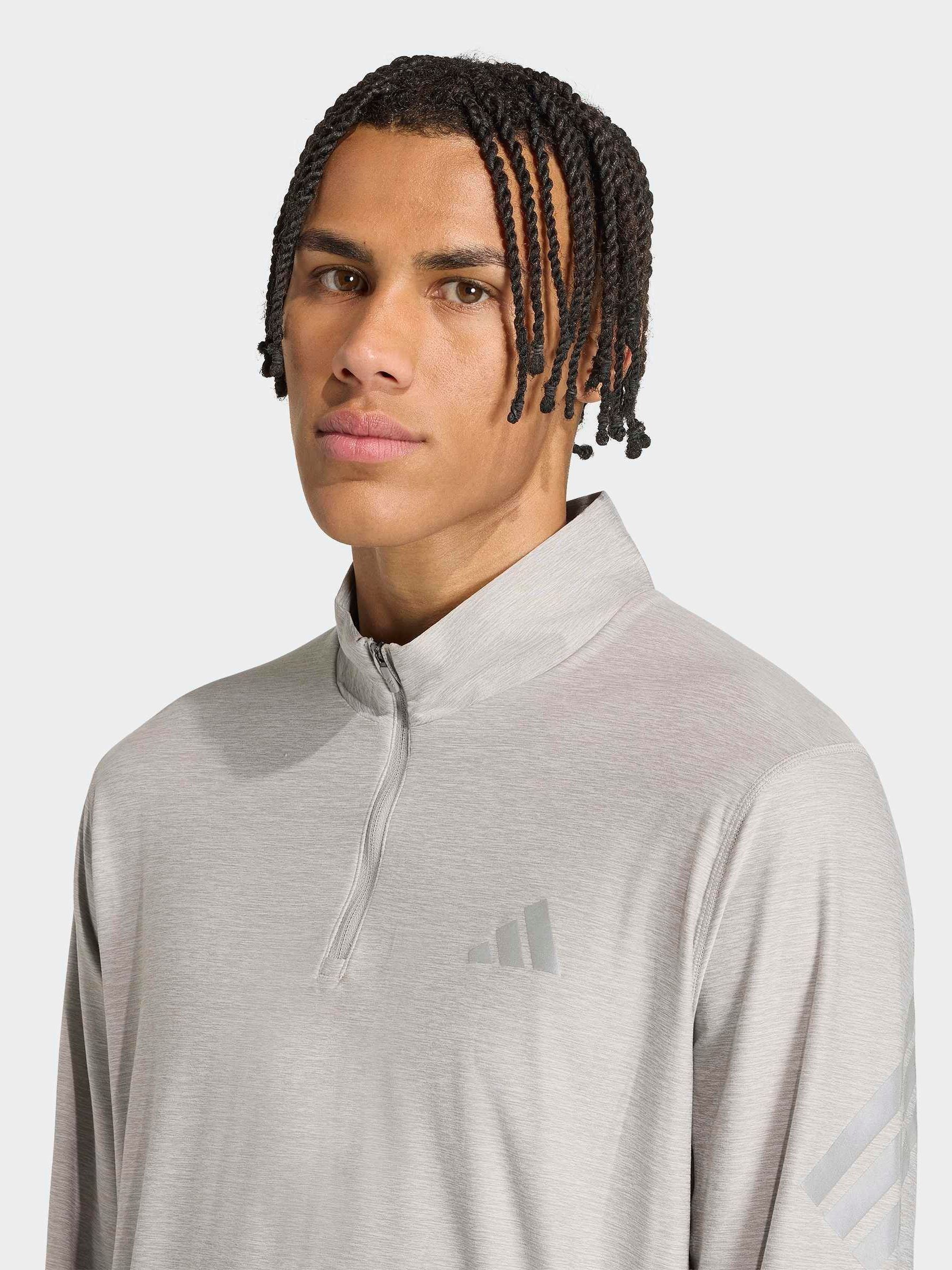 Comprar Cinza - adidas Adi365 Running Iconic Half Zip Sweat top