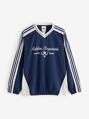 adidas Originals Blue Light Crew Sweat Top - Image 1 of 1