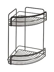 metaltex Black Origin 2 Tier Corner Shelf - Image 2 of 4