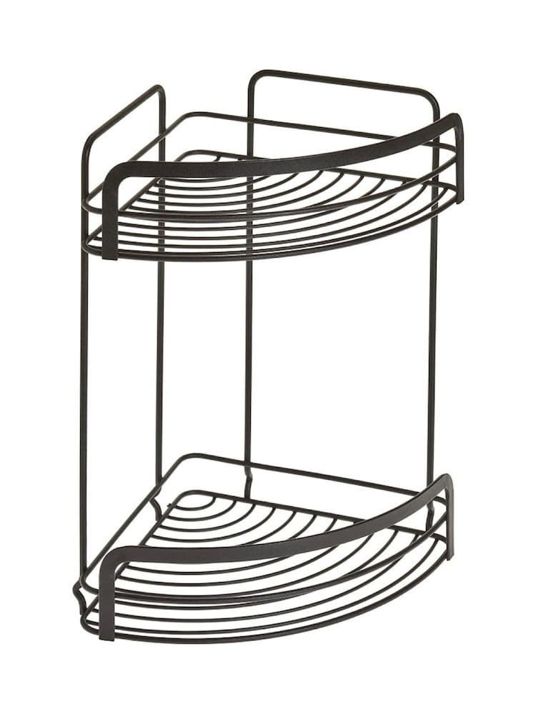 metaltex Black Origin 2 Tier Corner Shelf - Image 2 of 4