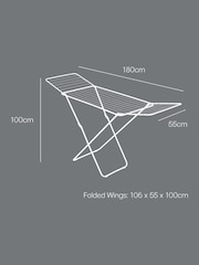 metaltex Silver Vulcano Airer Laundry Dryer - Image 3 of 4