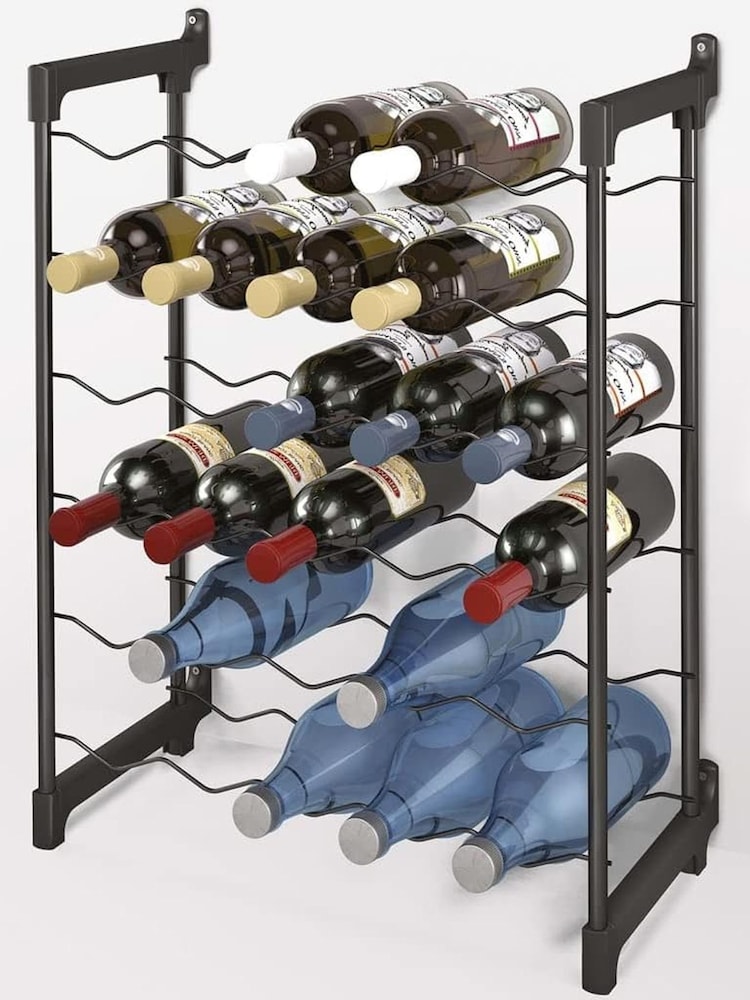 metaltex Black Chianti Wine Bottle Rack - Image 2 of 5 metaltex Black Chianti Wine Bottle Rack - Image 2 of 5