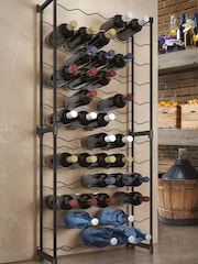 metaltex Black Chianti Wine Bottle Rack - Image 3 of 5