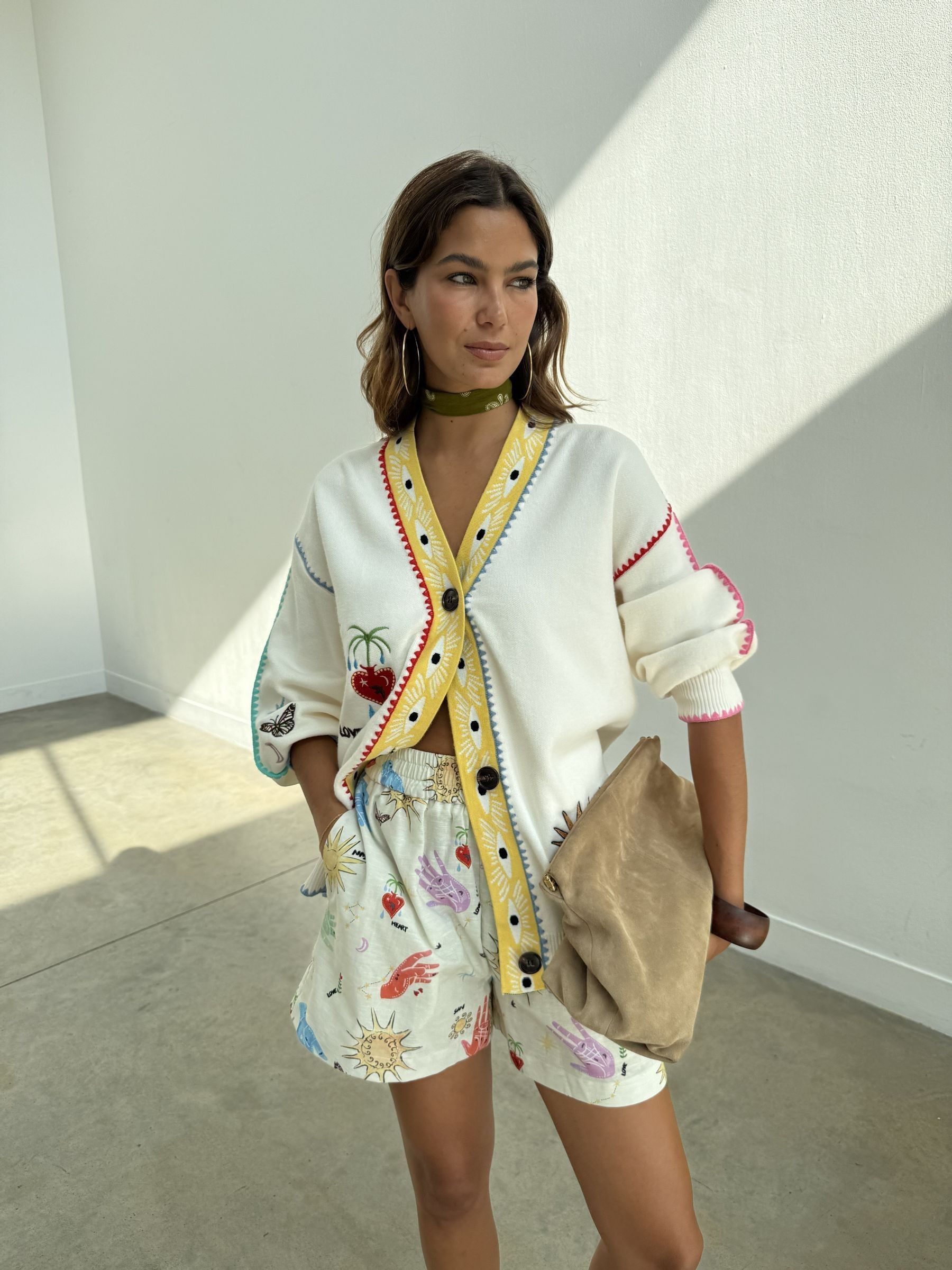 Buy Never Fully Dressed Light Cream Mystical Martha Cardigan from