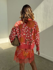 Never Fully Dressed Pink Sequin Mini Maeva Skirt - Image 3 of 3