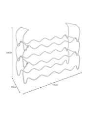 metaltex Silver Wine Bar Stackable Rack - Image 3 of 4