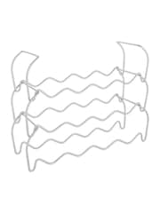 metaltex Silver Wine Bar Stackable Rack - Image 4 of 4