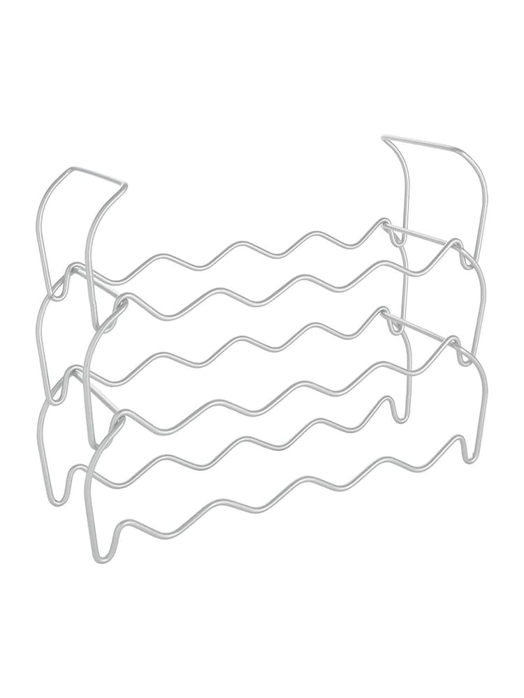 metaltex Silver Wine Bar Stackable Rack - Image 4 of 4