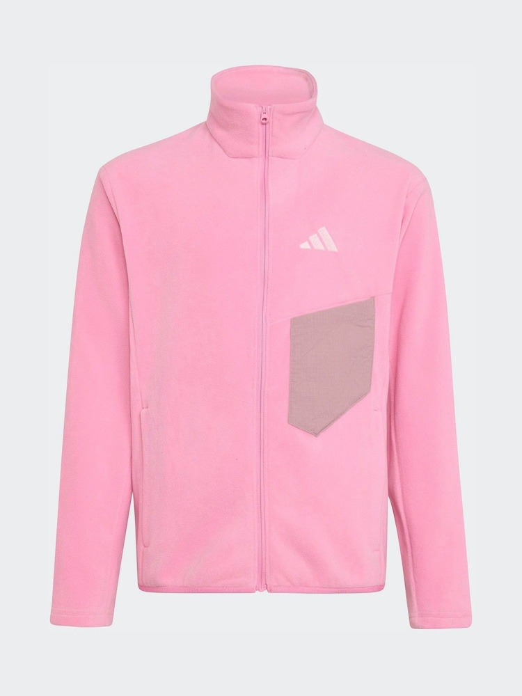 adidas Terrex Pink Zip Through Fleece - Image 1 of 5