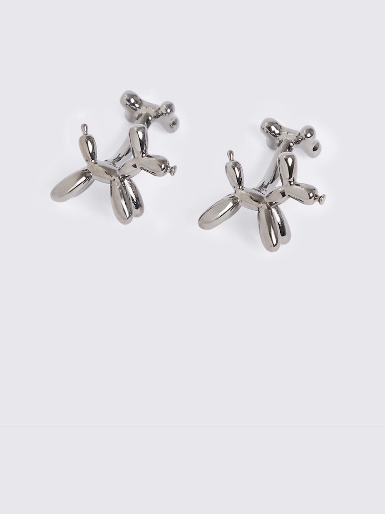 MOSS Grey Dog And Bone Cufflinks - Image 1 of 2