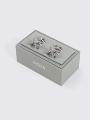 MOSS Grey Dog And Bone Cufflinks - Image 2 of 2