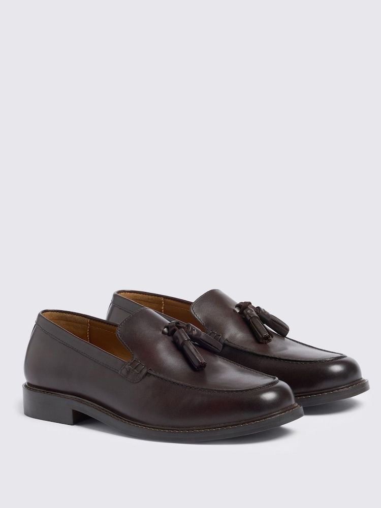 MOSS Finchley Leather Loafers - Image 4 of 4
