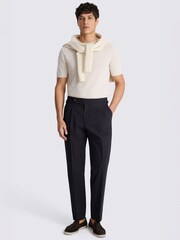 بنطلون قطني مطوي من MOSS - Image 4 of 5